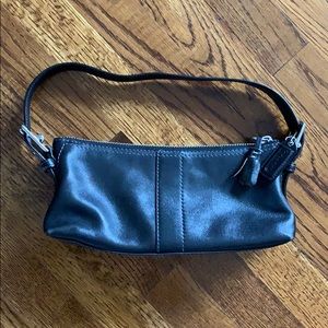 Coach Baguette Leather Buckle Bag